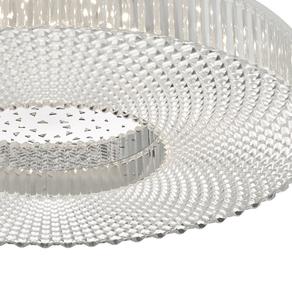 Cimona Flush Acrylic Medium LED<br>Clear