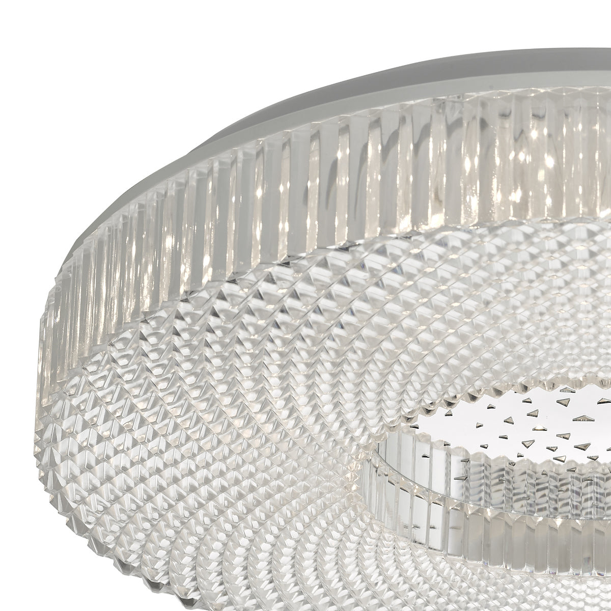 Cimona Flush Acrylic Medium LED<br>Clear