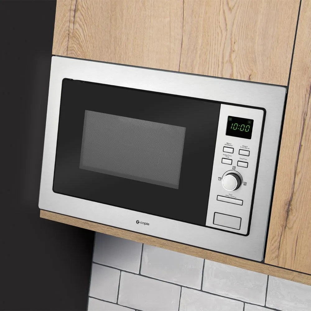 Caple CM120 Classic Built In Microwave & Grill For Wall Unit – STAINLESS STEEL
