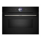 Bosch Series 8 CMG7761B1B Built In Compact Electric Single Oven with Pyrolytic Cleaning - Black