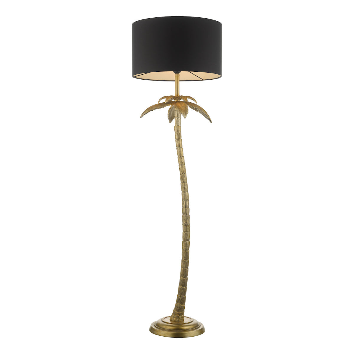 Coco Floor Lamp Antique Gold With Shade <br>Antique Gold