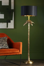 Coco Floor Lamp Antique Gold With Shade <br>Antique Gold