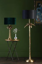 Coco Floor Lamp Antique Gold With Shade <br>Antique Gold