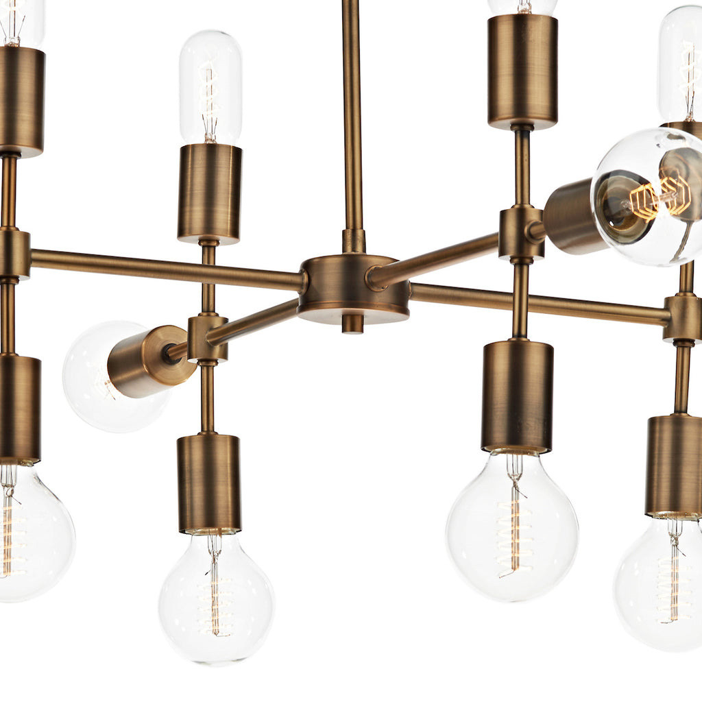 Code 12 Light Pendant Old Gold<br>Aged Gold