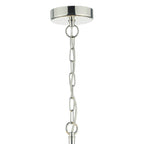 Cristin 4 Light Pendant Polished Nickel With Ivory Shade<br>Polished Nickel