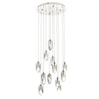 Crystal 12 Light Cluster Pendant Polished Chrome & Crystal<br>Crystal