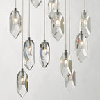 Crystal 12 Light Cluster Pendant Polished Chrome & Crystal<br>Crystal