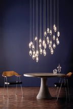 Crystal 12 Light Cluster Pendant Polished Chrome & Crystal<br>Crystal
