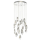 Crystal 18 Light Cluster Pendant Polished Chrome & Crystal<br>Crystal