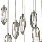 Crystal 18 Light Cluster Pendant Polished Chrome & Crystal<br>Crystal