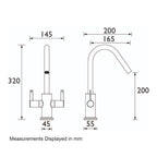 Bristan Cashew Easyfit Monobloc Sink Mixer - Chrome