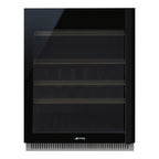 Smeg CVI638LN3 Dolce Stil Novo Under Counter Wine Cooler with Left Hand Hinge Eclipse Glass