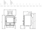 Stovax County 5 Fuel & Wood Stove