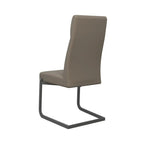 Dante Dining Chair Taupe With Grey Frame - Pair