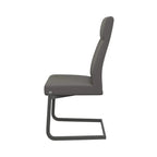 Dante Dining Chair Grey With Grey Frame - Pair