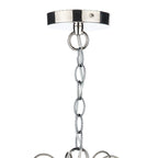 Daniella 6 Light Pendant Polished Nickel Crystal Dual Mount<br>Polished Nickel