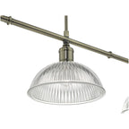 Dara 3 Light Bar Pendant Antique Brass & Glass<br>Antique Brass