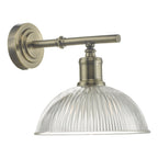 Dara Wall Light Antique Brass & Glass<br>Antique Brass