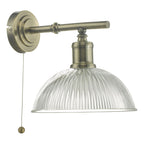 Dara Wall Light Antique Brass & Glass<br>Antique Brass