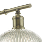 Dara Wall Light Antique Brass & Glass<br>Antique Brass