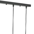 Dax 3 Light Bar Pendant Black & Polished Chrome<br>Matt Black