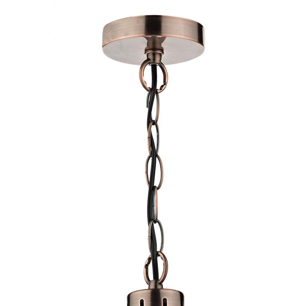 Debut 1 Light Pendant Brushed Antique Copper<br>Antique Copper