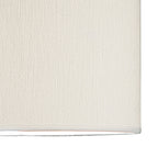 Delta Ivory Cotton Drum Shade 38cm<br>Ivory