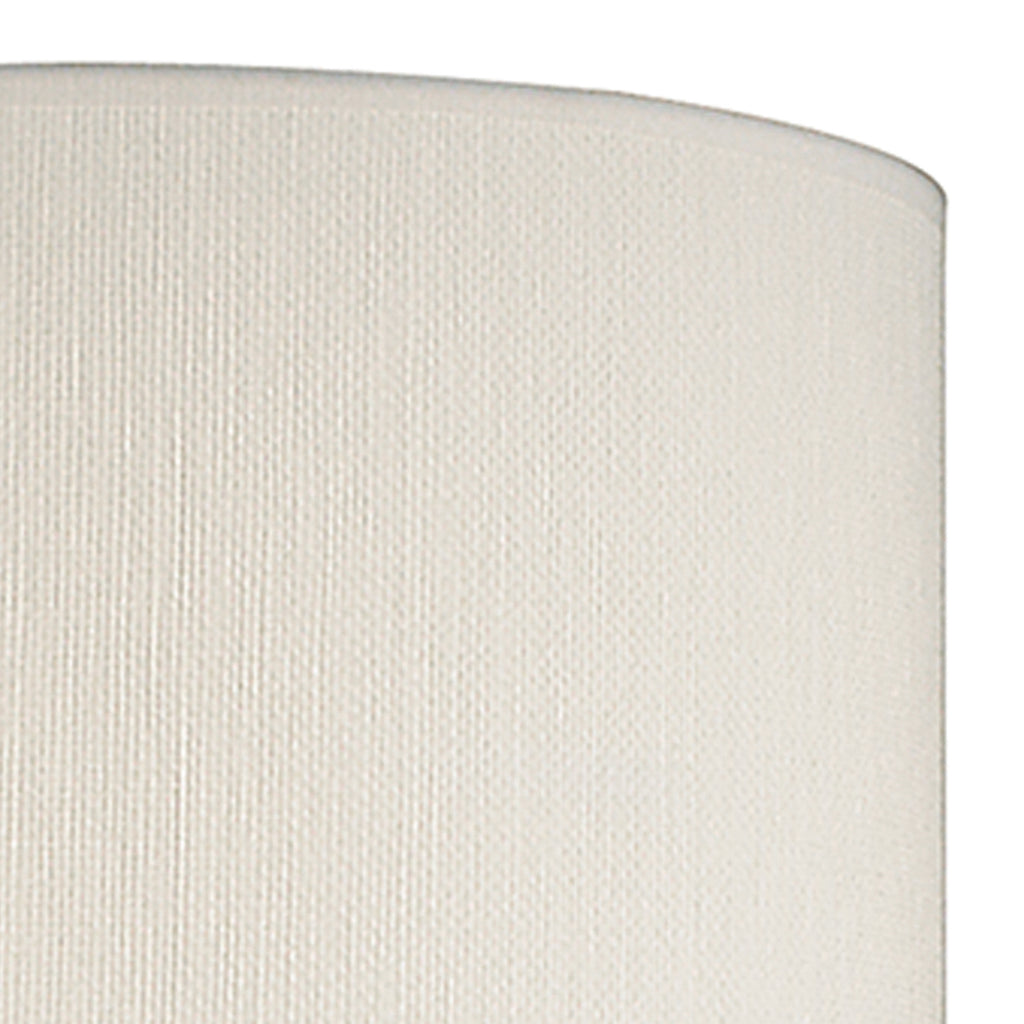 Delta Ivory Cotton Drum Shade 38cm<br>Ivory