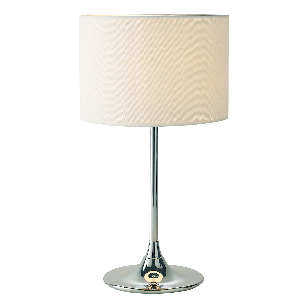 Delta Table Lamp Polished Chrome With Shade <br>Polished Chrome