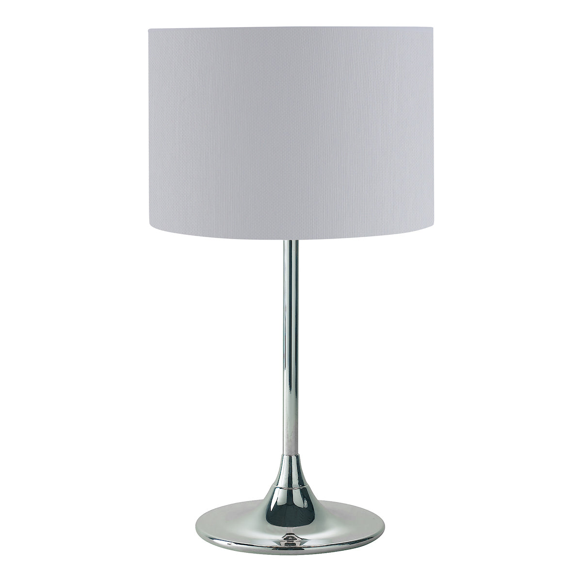 Delta Table Lamp Polished Chrome With Shade <br>Polished Chrome