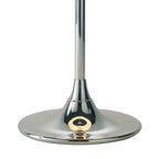 Delta Table Lamp Polished Chrome With Shade <br>Polished Chrome