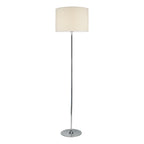 Delta Floor Lamp Polished Chrome With Shade <br>Polished Chrome