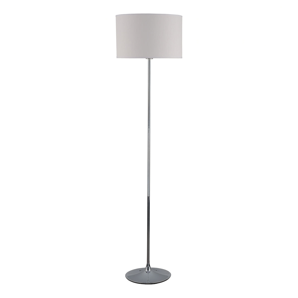Delta Floor Lamp Polished Chrome With Shade <br>Polished Chrome