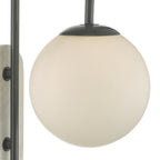 Deuce Bathroom Wall Light Marble Opal Glass IP44<br>Marble Polished Stone