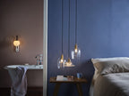 Deuce Bathroom Wall Light Marble Opal Glass IP44<br>Marble Polished Stone