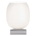 Dino Touch Table Lamp Polished Chrome White Glass<br>Polished Chrome