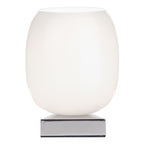Dino Touch Table Lamp Polished Chrome White Glass<br>Polished Chrome