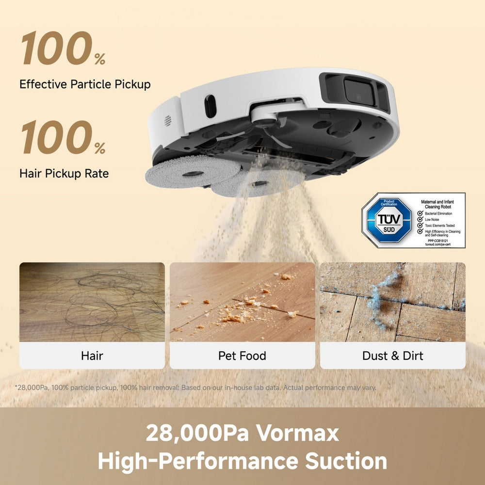 Dreame RLL51SE_WH Ultra AE Smart Robot Vacuum with Mop - White