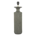 Dugan Table Lamp Black Volcanic Glaze Base Only<br>Black Volcanic Glaze