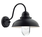 Dynamo Outdoor Wall Light Matt Black Glass IP44<br>Matt Black