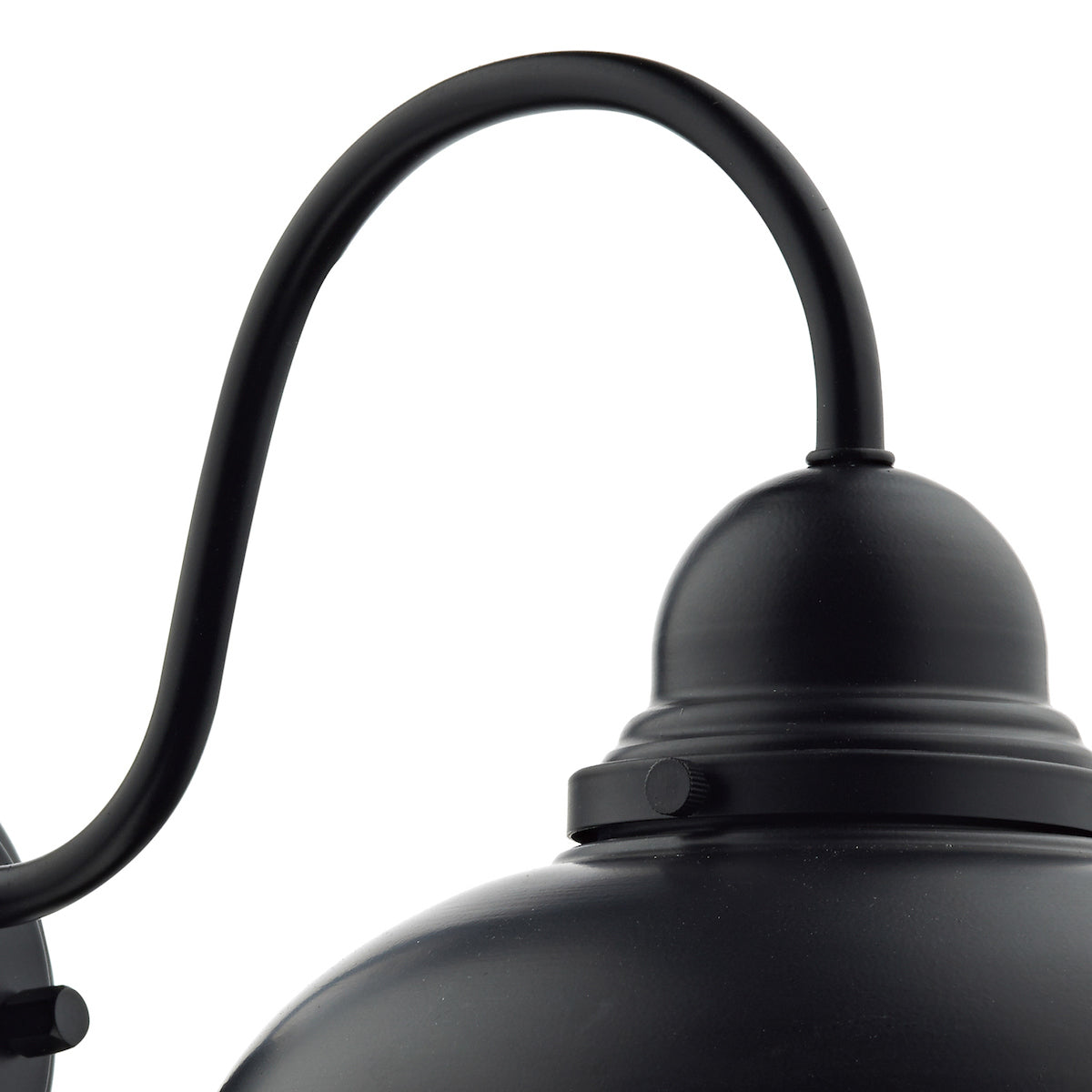 Dynamo Outdoor Wall Light Matt Black Glass IP44<br>Matt Black