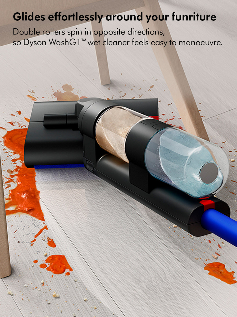 Dyson WASHG1 Hard Floor Cleaner - 35 Minutes Run Time - Black/Blue