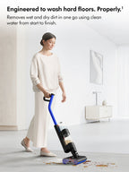 Dyson WASHG1 Hard Floor Cleaner - 35 Minutes Run Time - Black/Blue