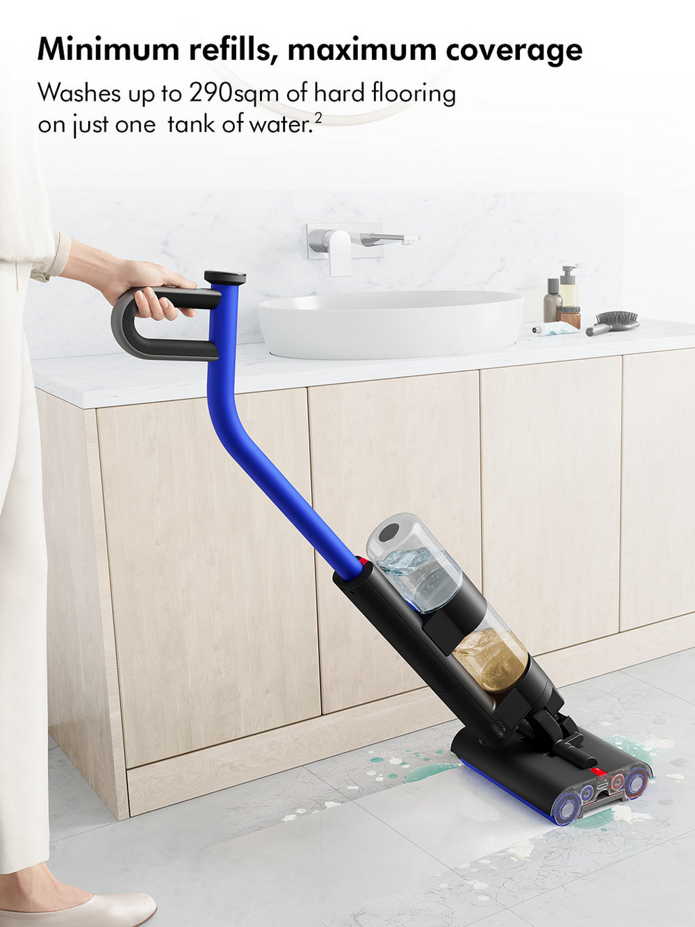 Dyson WASHG1 Hard Floor Cleaner - 35 Minutes Run Time - Black/Blue