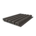 New Tech Wood Slatted Cladding - Ebony