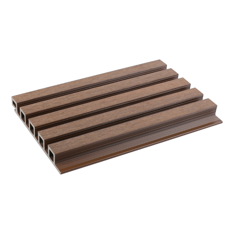 New Tech Wood Slatted Cladding - Teak