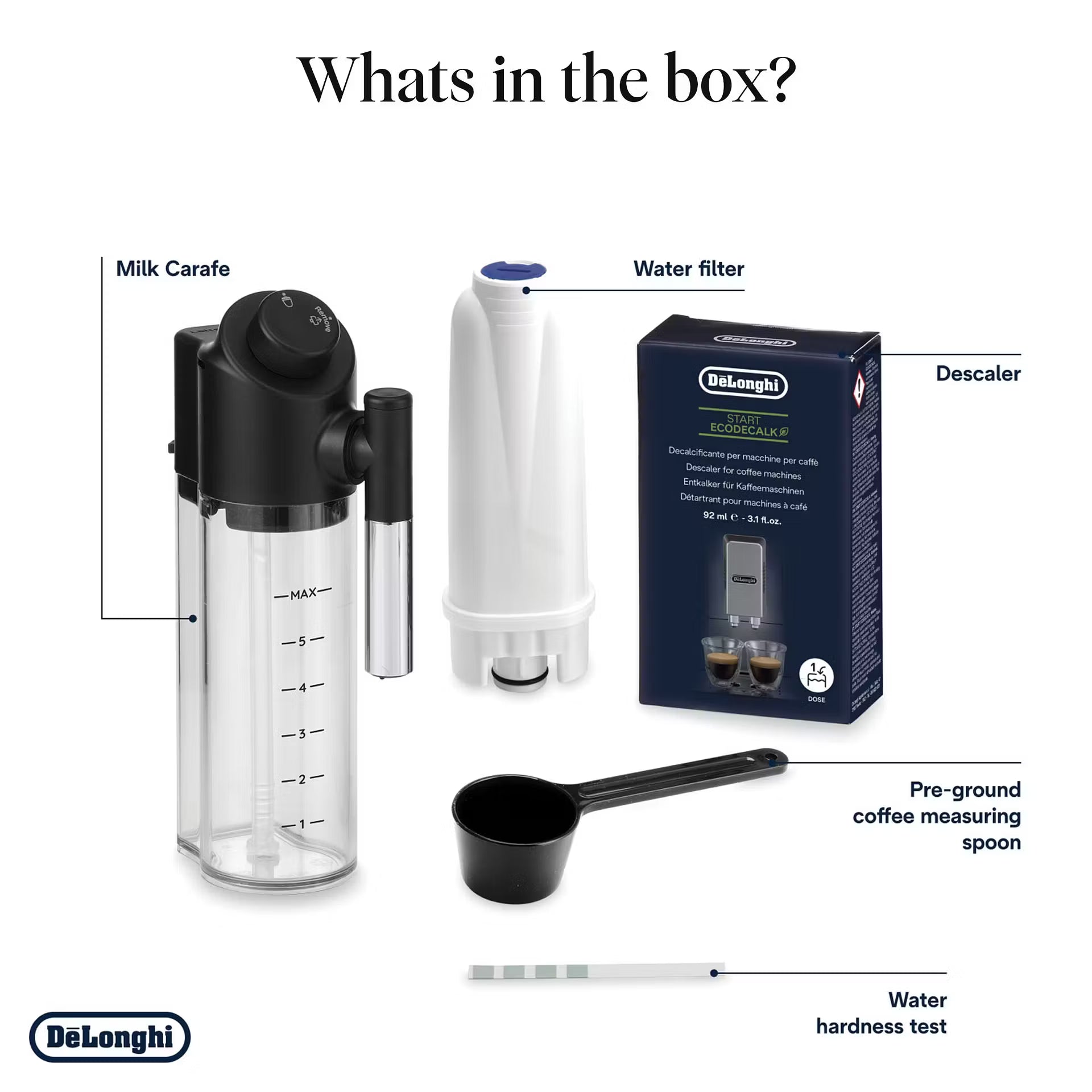 Delonghi ECAM310.60.B Magnifica Evo Next Bean to Cup Coffee Machine – BLACK