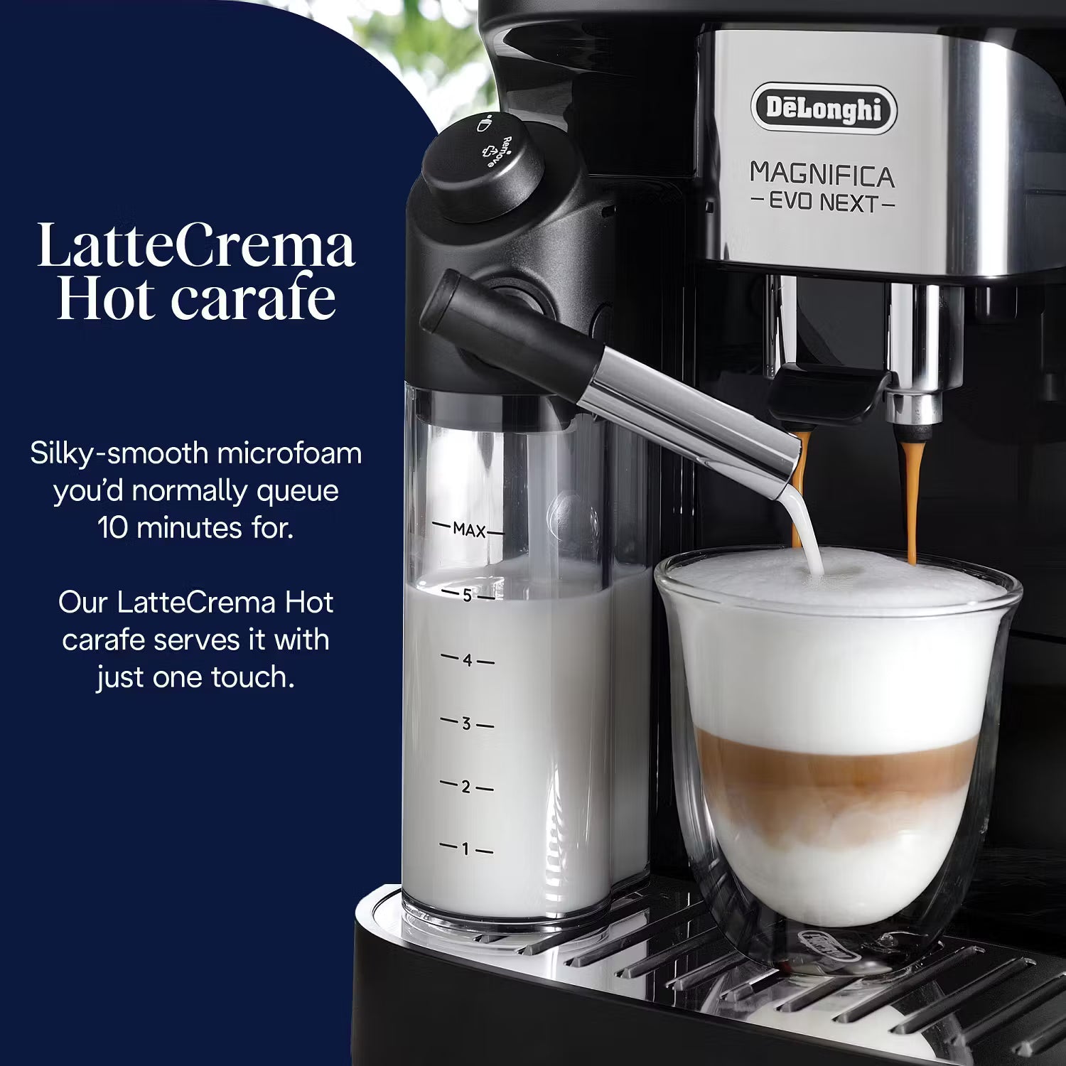 Delonghi ECAM310.60.B Magnifica Evo Next Bean to Cup Coffee Machine – BLACK