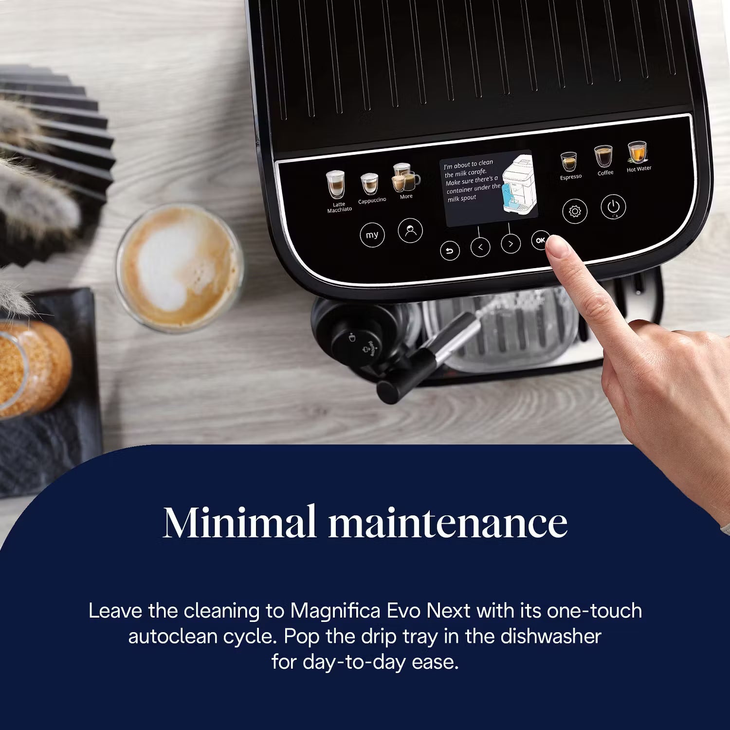 Delonghi ECAM310.60.B Magnifica Evo Next Bean to Cup Coffee Machine – BLACK