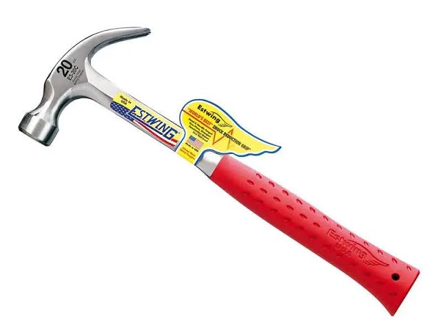 Estwing 20oz Claw Hammer Red Handle